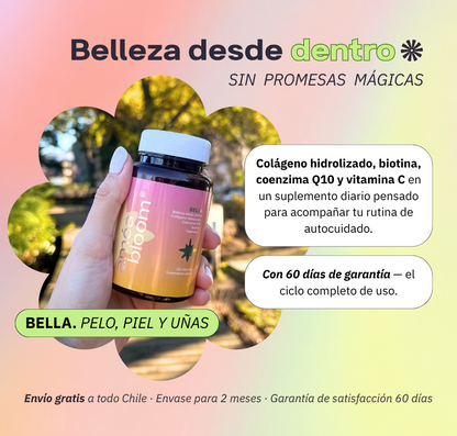 BELLA, para fortalecer tu pelo, piel y uñas