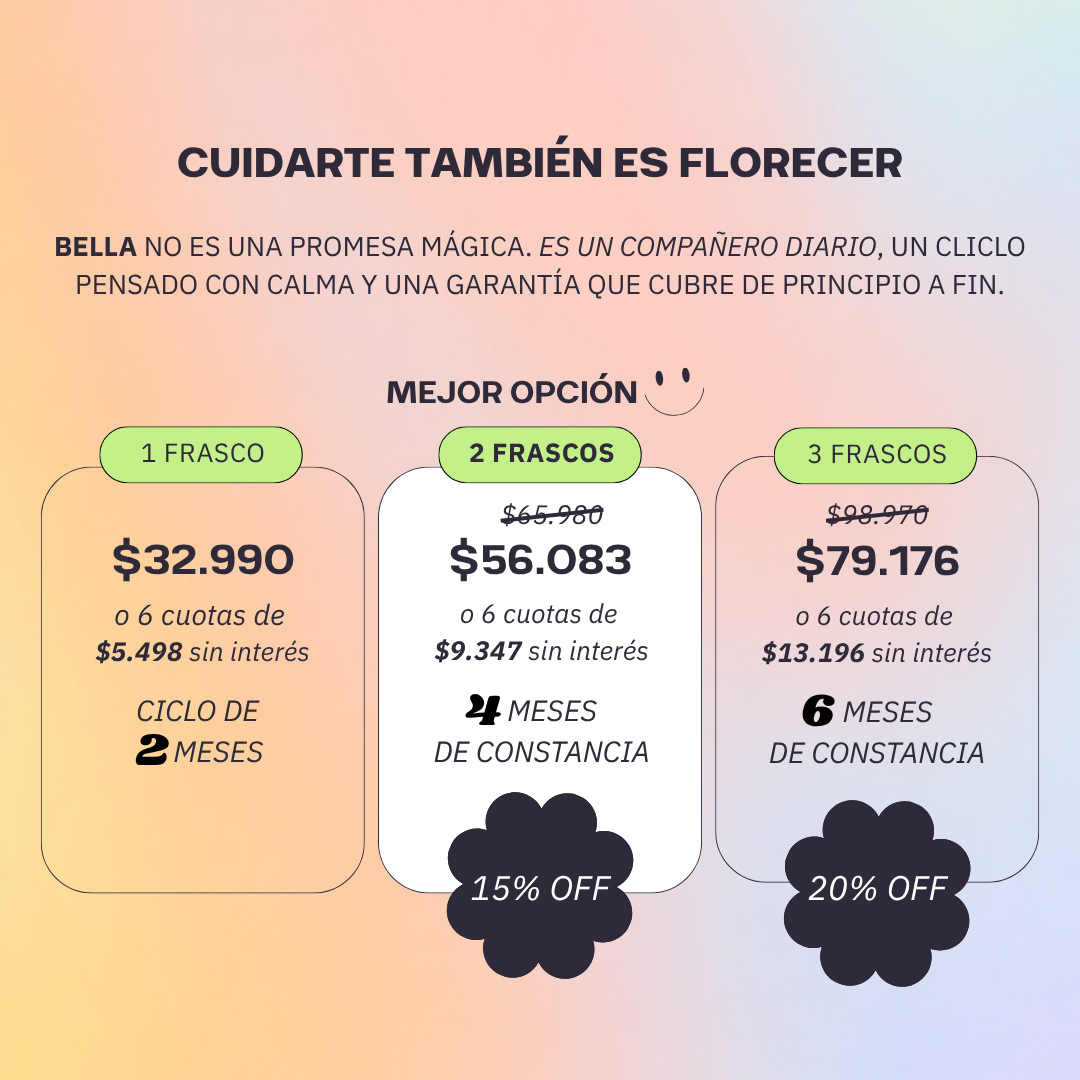 BELLA, para fortalecer tu pelo, piel y uñas
